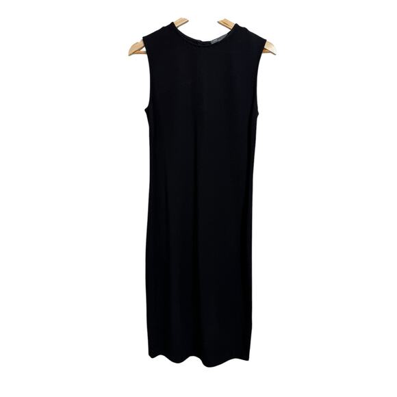 Vince Women's Black Sleeveless Basic Shift Dress Size Small Minimalist - Picture 1 of 9